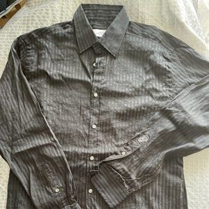 VERSACE COLLECTION BLACK SHIRT SIZE EUR 45 US 18